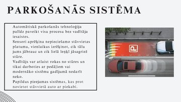 Presentations 'Drošības sensori satiksmē', 3.