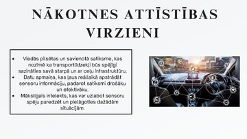 Presentations 'Drošības sensori satiksmē', 9.