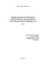 Research Papers 'Mikroelementu metodes pielietošana, organizējot autotransporta maršrutus', 1.