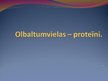 Presentations 'Olbaltumvielas - proteīni', 1.