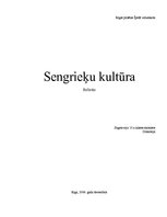 Research Papers 'Sengrieķu kultūra', 1.