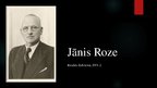 Presentations 'Jānis Roze, Jāņa Rozes veikali', 1.