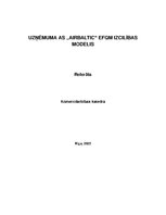 Research Papers 'Uzņēmuma AS "Airbaltic" EFQM izcilības modelis', 1.