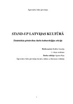 Research Papers 'Stand-up Latvijas kultūrā', 1.