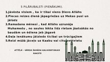 Presentations 'Islāms', 8.