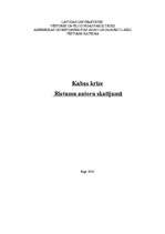Research Papers 'Kubas krīze', 1.