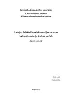 Research Papers 'Latvijas lielākās hidroelektrostacijas un mazo hidroelektrostaciju ietekme uz vi', 1.
