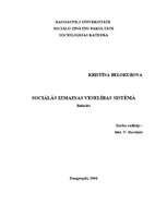 Research Papers 'Sociālās izmaiņas veselības sistēmā pasaulē un Latvijā', 1.