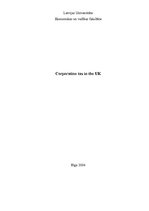 Research Papers 'Corporate Tax in the UK', 1.