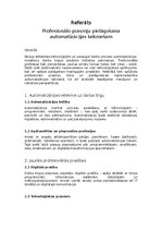 Summaries, Notes 'Profesionālo prasmju pielāgošana automatizācijas laikmetam', 1.
