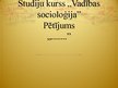 Research Papers 'Studiju kurss "Vadības socioloģija"', 19.