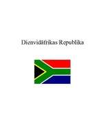Research Papers 'Dienvidāfrikas Republika', 1.