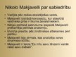 Presentations 'Nikolo Makjavelli', 4.