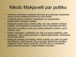 Presentations 'Nikolo Makjavelli', 5.