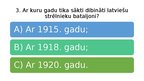 Presentations 'Viktorīna par Latvijas un Pasaules vēsturi', 6.