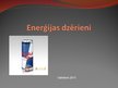 Presentations 'Enerģijas dzērieni', 1.