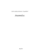 Research Papers 'Anamnēze', 1.