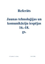 Research Papers 'Jaunas tehnoloģijas un komunikāciju iespējas 16.-18.gadsimtā', 1.
