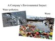 Presentations 'A Company's Environmental Impact', 3.