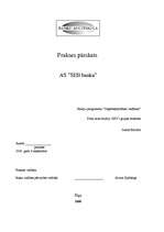 Practice Reports 'Prakses pārskats A/S "SEB banka"', 1.