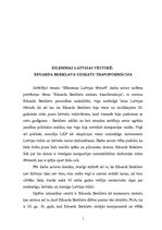 Essays 'Dilemmas Latvijas vēsturē: Eduarda Berklava uzskatu transformācija', 1.