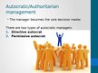 Presentations 'Management Styles', 6.