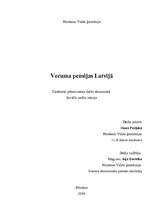 Research Papers 'Vecuma pensijas Latvijā', 1.