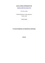 Research Papers 'Latvijas okupācija un ārpustiesas represijas', 1.