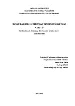 Term Papers 'Banku darbības attīstības tendences Baltijas valstīs', 1.