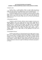 Summaries, Notes 'Filosofija, jautājumi par filosofiju', 1.