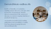 Presentations 'Vadības stili pirmsskolā', 9.