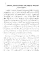 Essays 'Exploration of marital infidelity in Roald Dahl’s “Mrs. Bixby and the Colonel’s ', 1.