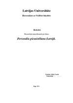 Research Papers 'Personāla piesaistīšana Latvijā', 1.