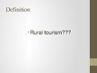 Presentations 'Rural Tourism', 4.