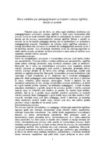 Essays 'Mans viedoklis par pedagoģiskajiem principiem Latvijas izglītībā, teorijā un pra', 2.