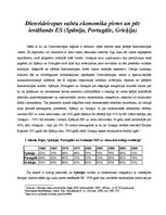 Summaries, Notes 'Dienvideiropas valstu ekonomika pirms un pēc iestāšanās ES (Spānija, Portugāle, ', 1.