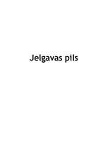 Research Papers 'Jelgavas pils', 1.