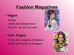 Presentations 'Fashion Magazines', 8.