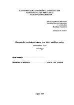 Research Papers 'Daugavpils jauniešu attieksme pret biežo valdības maiņu', 1.