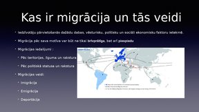 Presentations 'Iedzīvotāju migrācijas problēma Latvijā', 3.