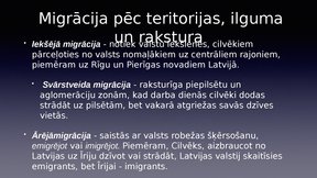 Presentations 'Iedzīvotāju migrācijas problēma Latvijā', 4.