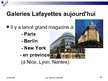 Presentations 'Galleries Lafayette', 4.