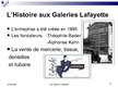 Presentations 'Galleries Lafayette', 7.