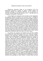 Essays 'Maķedonijas Aleksandrs - tirāns vai kosmopolīts', 1.