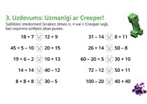 Presentations 'Matemātika ar Minecraft varoņiem: zināšanu pārbaudes uzdevumi 1.–2. klasei', 4.