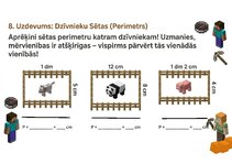Presentations 'Matemātika ar Minecraft varoņiem: zināšanu pārbaudes uzdevumi 1.–2. klasei', 9.