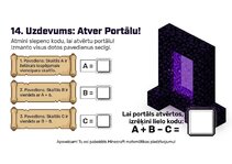 Presentations 'Matemātika ar Minecraft varoņiem: zināšanu pārbaudes uzdevumi 1.–2. klasei', 15.