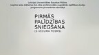 Presentations 'Pirmās palīdzības sniegšana (3 vecuma posms)', 1.