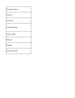 Summaries, Notes 'Information Technology - glossary', 9.