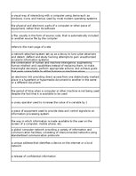Summaries, Notes 'Information Technology - glossary', 14.
